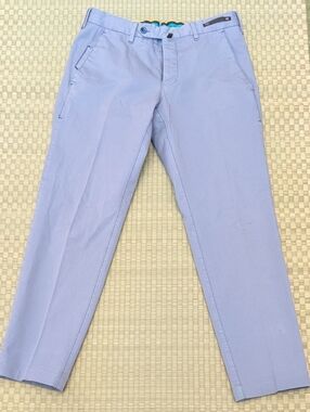 PT01 Stretch Chinos Light Blue Men's Size IT 46